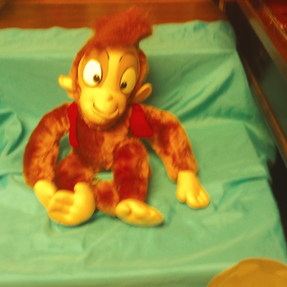 Disney Abu Vintage Stuffed Animal